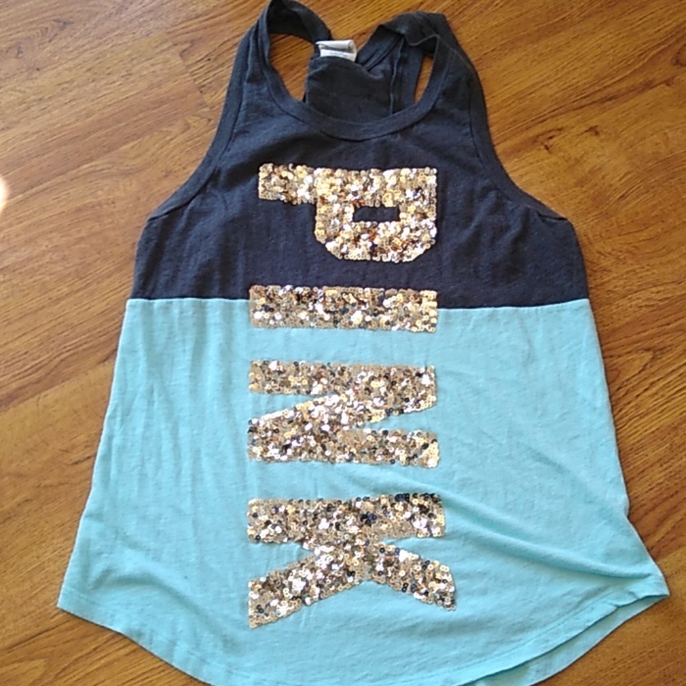 PINK tank GLITTERY